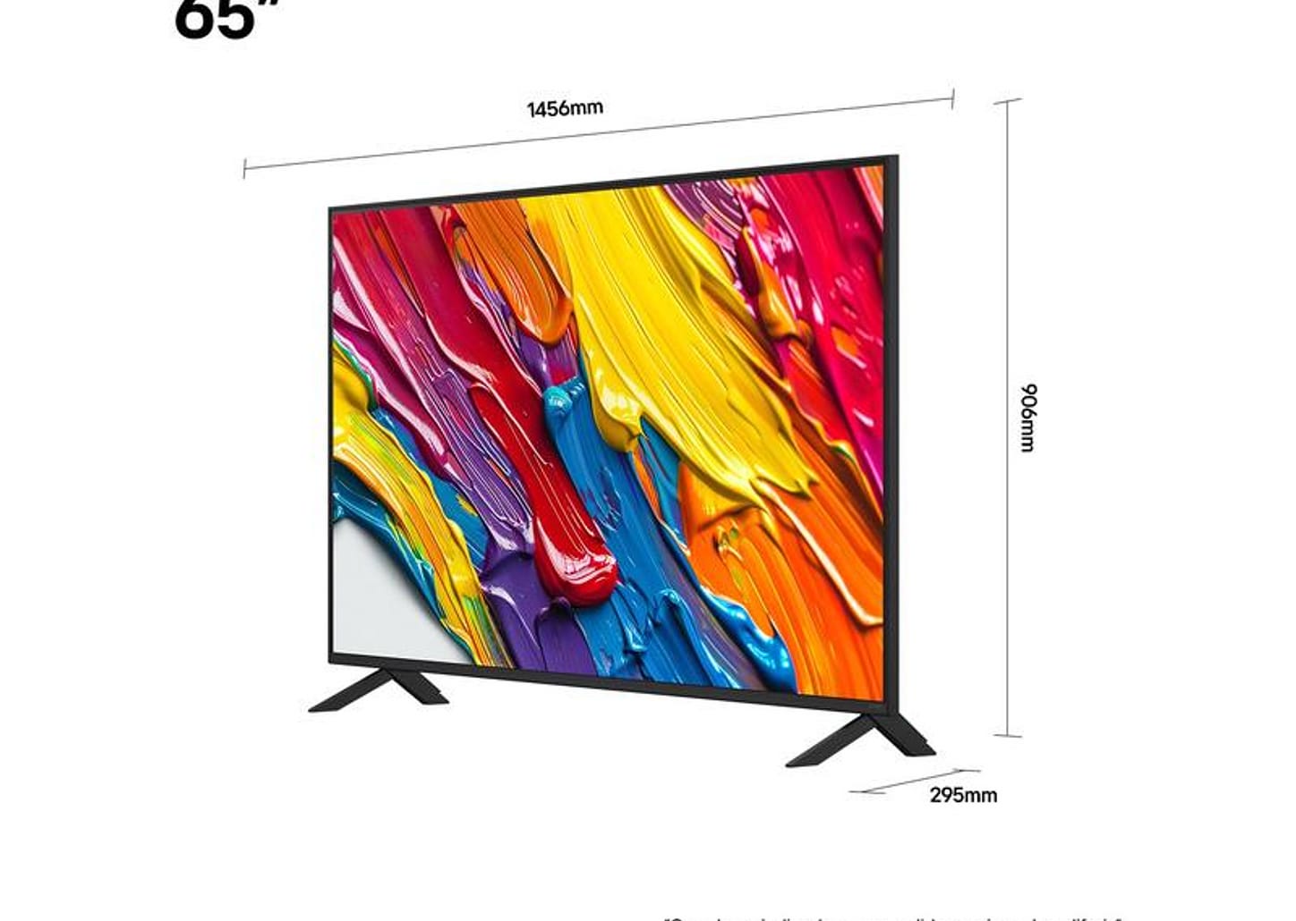 Smart TV 65" LG 4K Ultra HD QNED 65QNED82ASG webOS 25 α7 AI Processor Alexa 3 HDMI