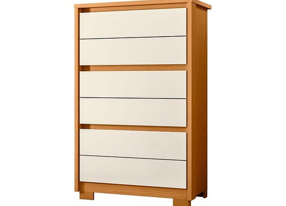 Cômoda 6 Gavetas Móveis Albatroz Unno