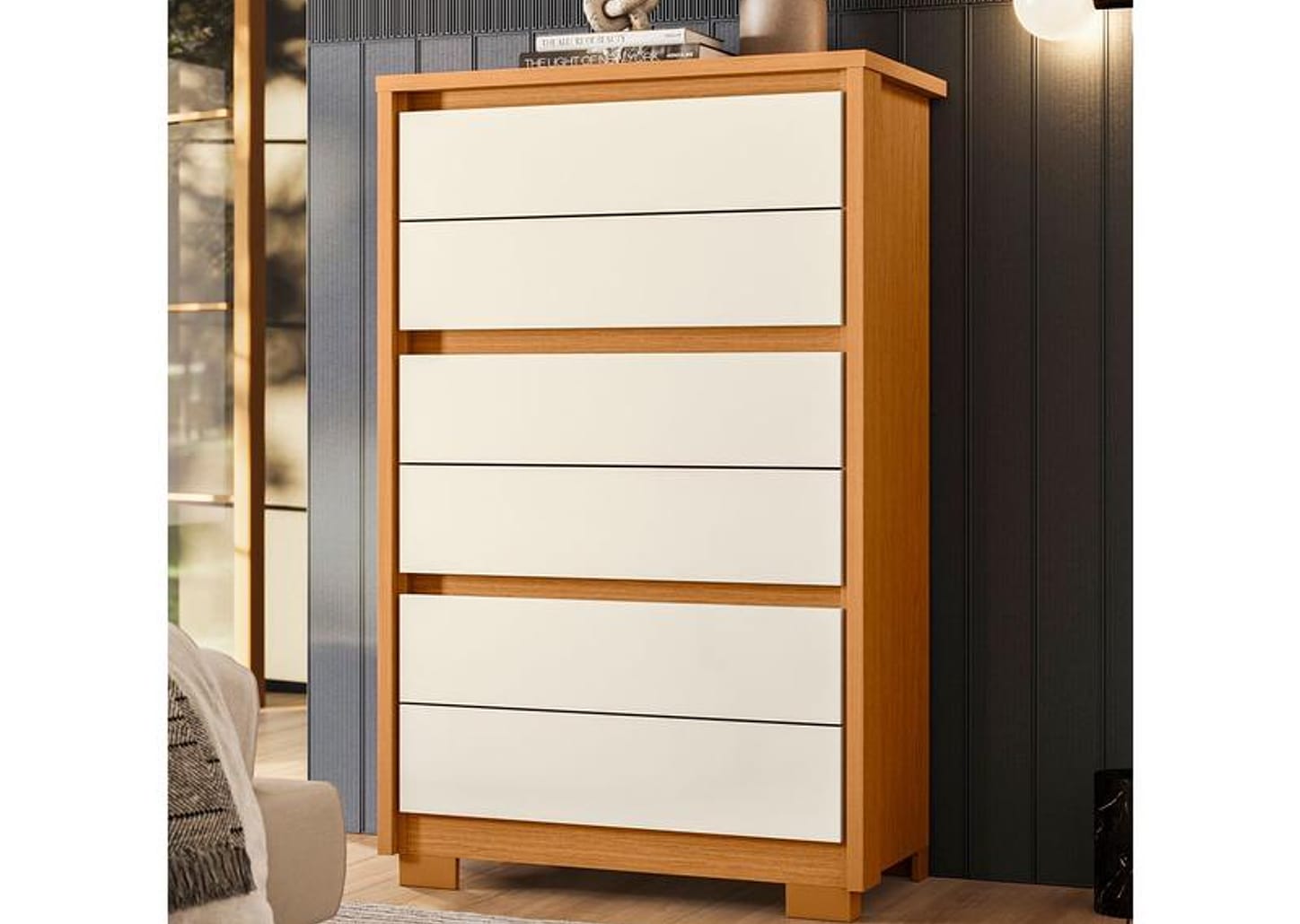 Cômoda 6 Gavetas Móveis Albatroz Unno