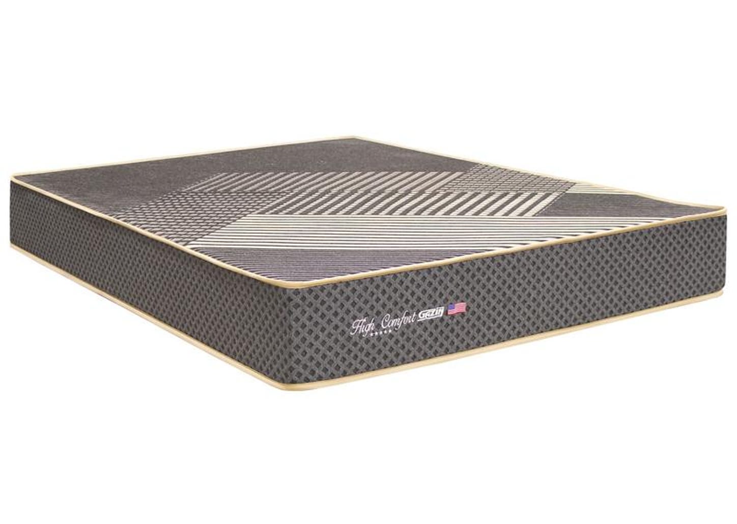 Colchão King Gazin de Espuma D33 28x193x203cm High Comfort