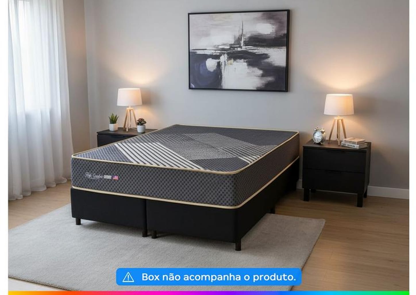 Colchão Queen Gazin de Espuma D33 28x158x198cm High Comfort