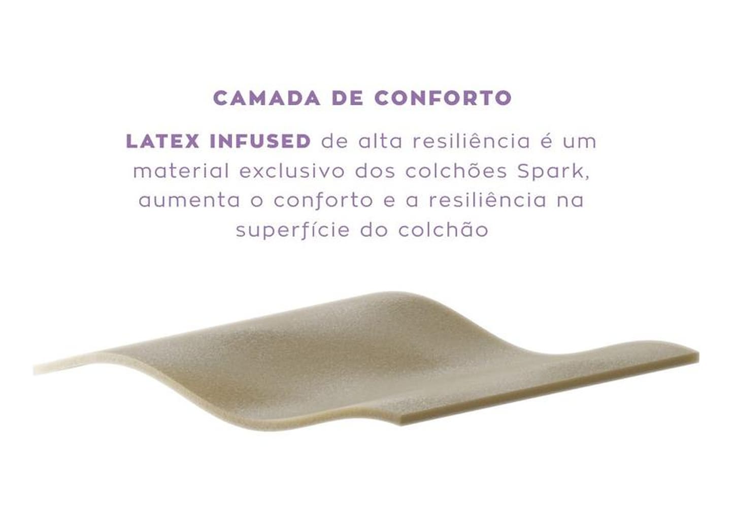 Colchão King Zissou de Mola Ensacadas 25x193x203cm Spark by Zissou Equilibrado Z161LP