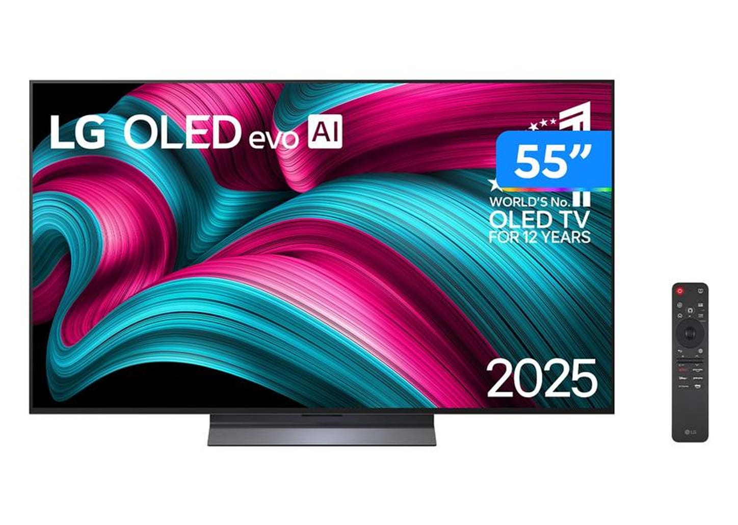 Smart TV 55" 4K Ultra HD OLED OLED55C5PSA 60Hz webOS 25 α8 AI Processor 4K Gen2 Alexa 4 HDMI 2 USB