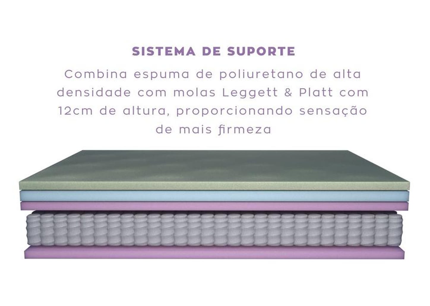 Colchão King Zissou de Mola Ensacadas 25x193x203cm Spark by Zissou Equilibrado Z161LP