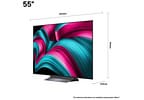 Smart TV 55" 4K Ultra HD OLED OLED55C5PSA 60Hz webOS 25 α8 AI Processor 4K Gen2 Alexa 4 HDMI 2 USB