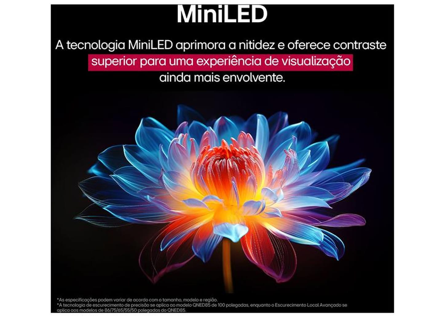 Smart TV 86" LG 4K Ultra HD QNED MiniLED 86QNED85ASG webOS 25 α8 AI Processor 4K Gen2 Alexa 4 HDMI 2 USB