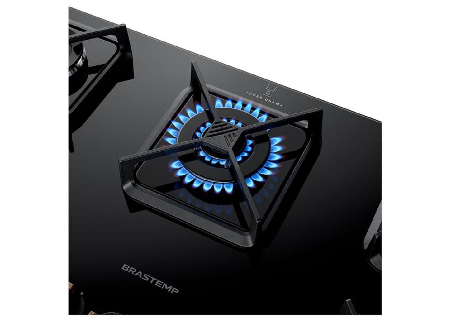 Cooktop 5 Bocas a Gás Brastemp GLP Preto Superautomático BDS75AE