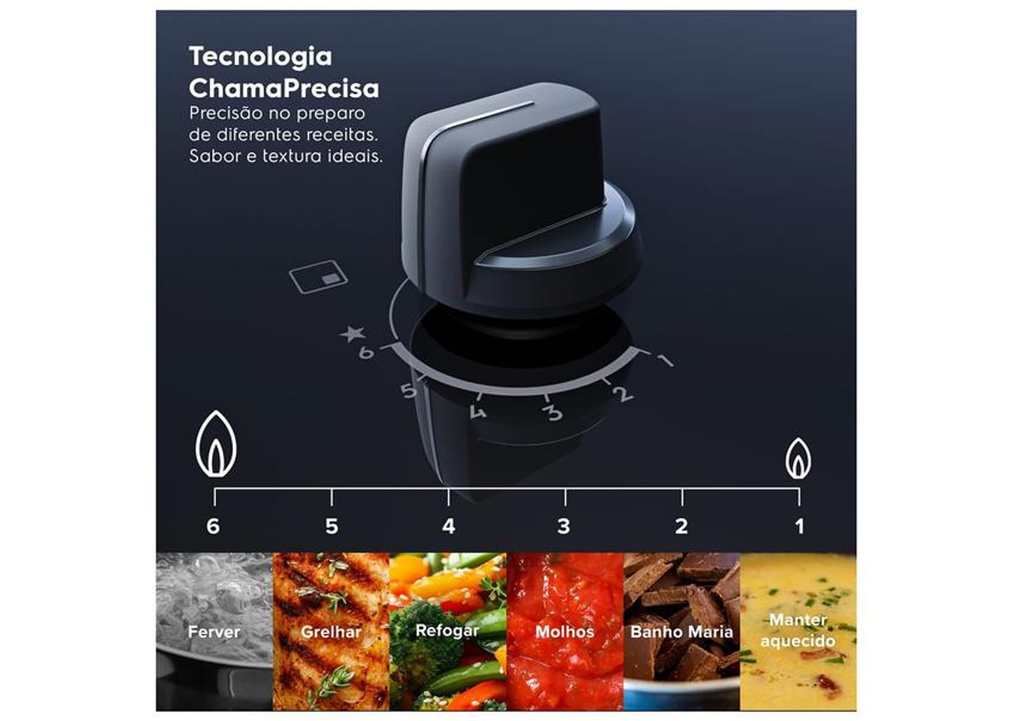 Cooktop 5 Bocas a Gás GLP Electrolux Preto Acendimento Automático Experience KE5GC