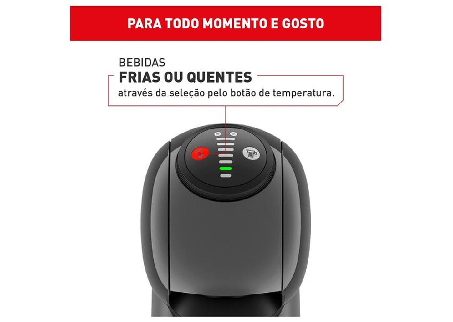 Cafeteira Elétrica Arno Nescafé Dolce Gusto Genio S Basic DGS5 Grafite 1510002356