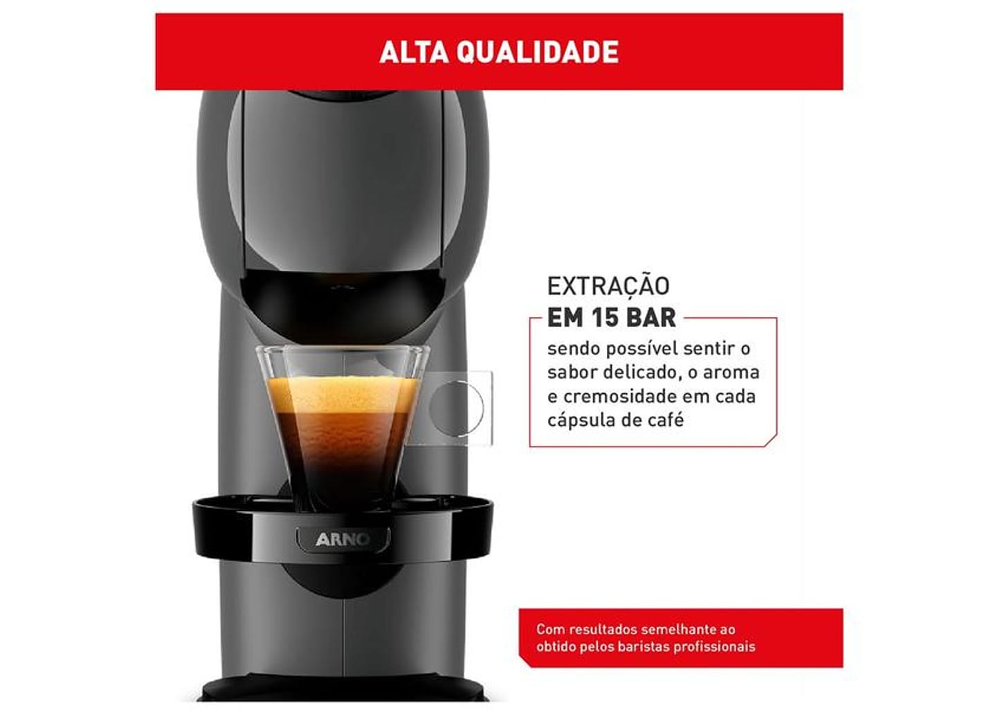 Cafeteira Elétrica Arno Nescafé Dolce Gusto Genio S Basic DGS5 Grafite 1510002356