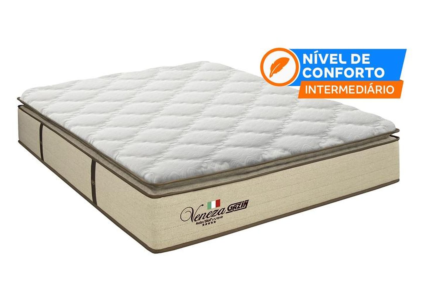 Colchão Casal Gazin de Espuma D28 35x138x188cm Veneza