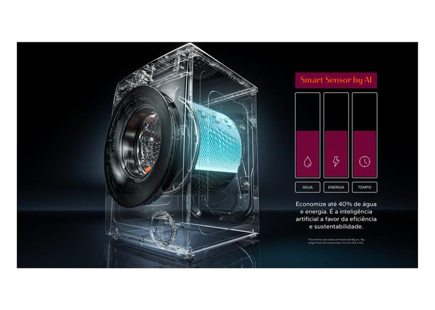 Lavadora de Roupas Brastemp 11kg Aço Inox 15 Programas de Lavagem Titanium