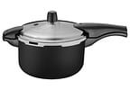 Panela de Pressão 24 cm 6L Vancouver Effect Preta Tramontina