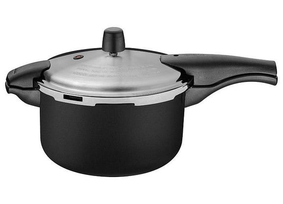 Panela de Pressão 24 cm 6L Vancouver Effect Preta Tramontina