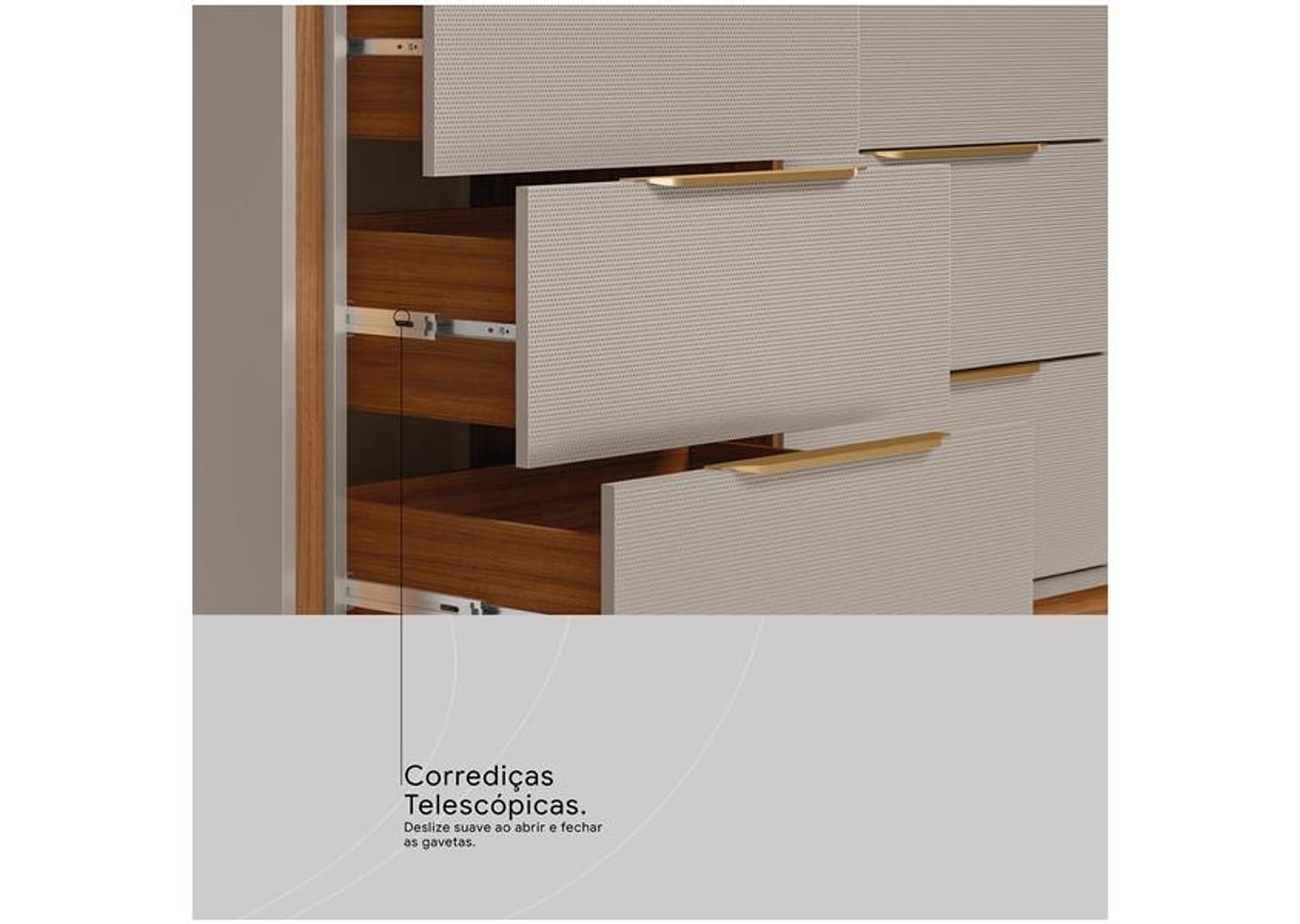 Cômoda 6 Gavetas Demóbile Giardino