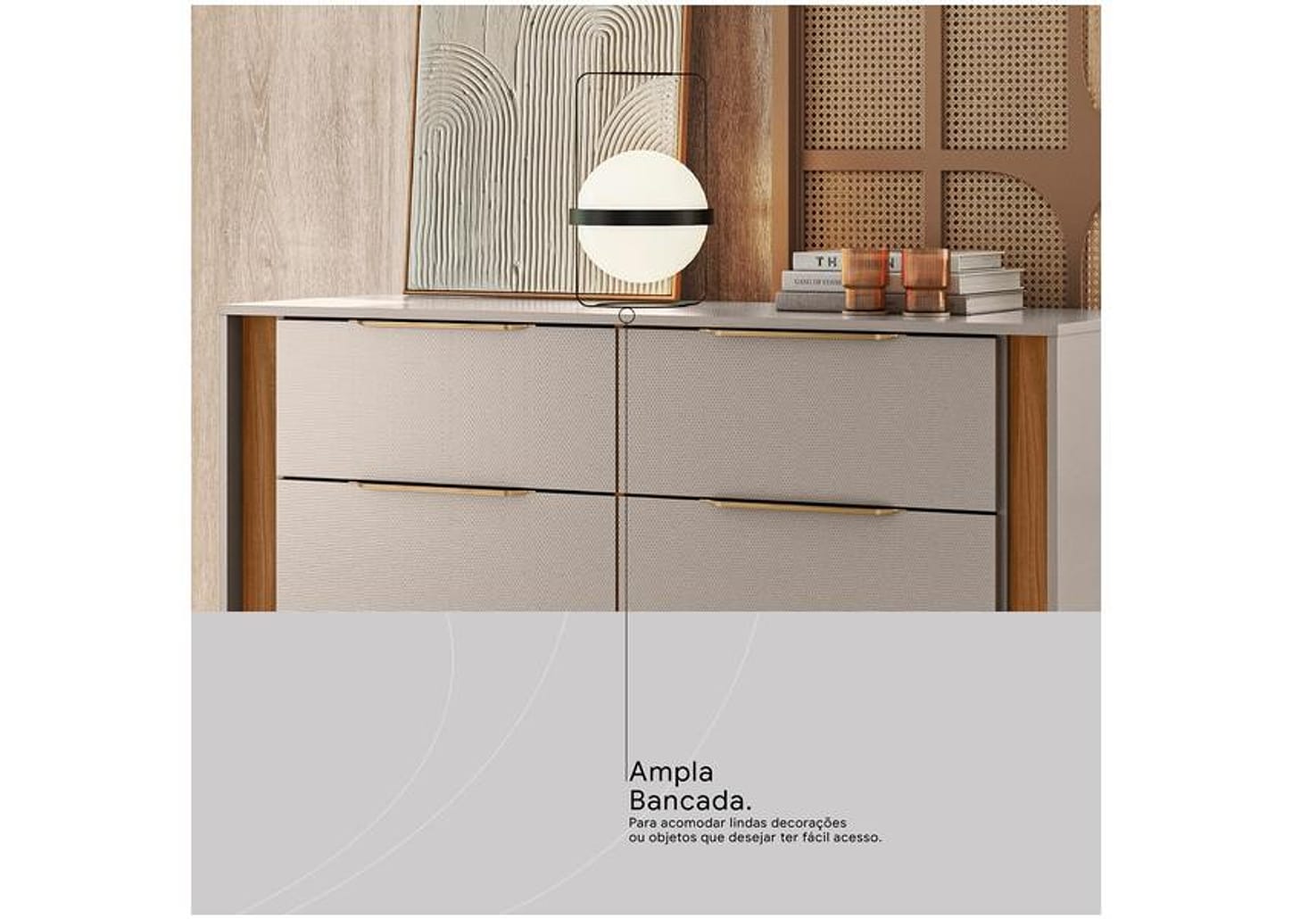 Cômoda 6 Gavetas Demóbile Giardino