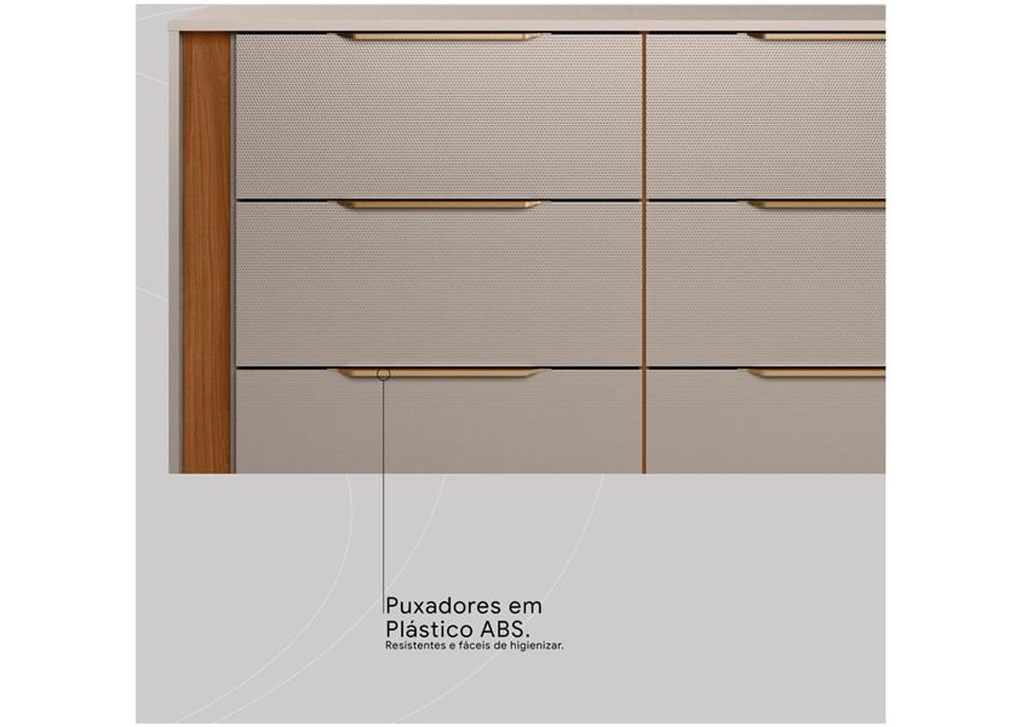 Cômoda 6 Gavetas Demóbile Giardino