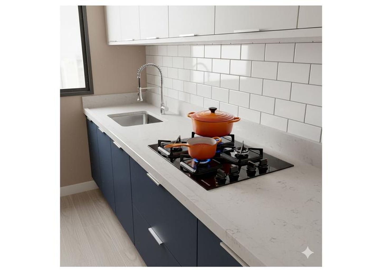 Cooktop 4 Bocas a Gás Brastemp GLP Preto Superautomático BDS62AE