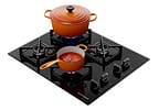 Cooktop 4 Bocas a Gás Brastemp GLP Preto Superautomático BDS62AE