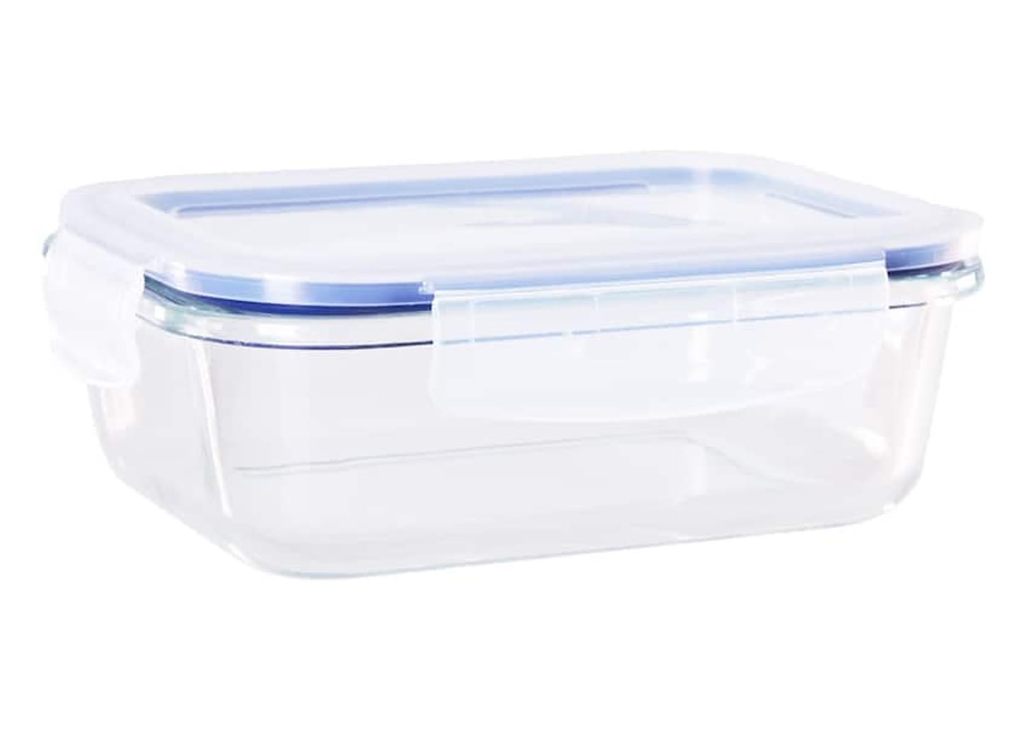 Jogo de Potes de Vidro Brinox com Tampa Retangular Lock & Stock 640ml 10 Peças