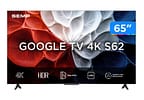 Smart TV 65" TCL 4K UHD LED HVA Google TV 65S62 2025