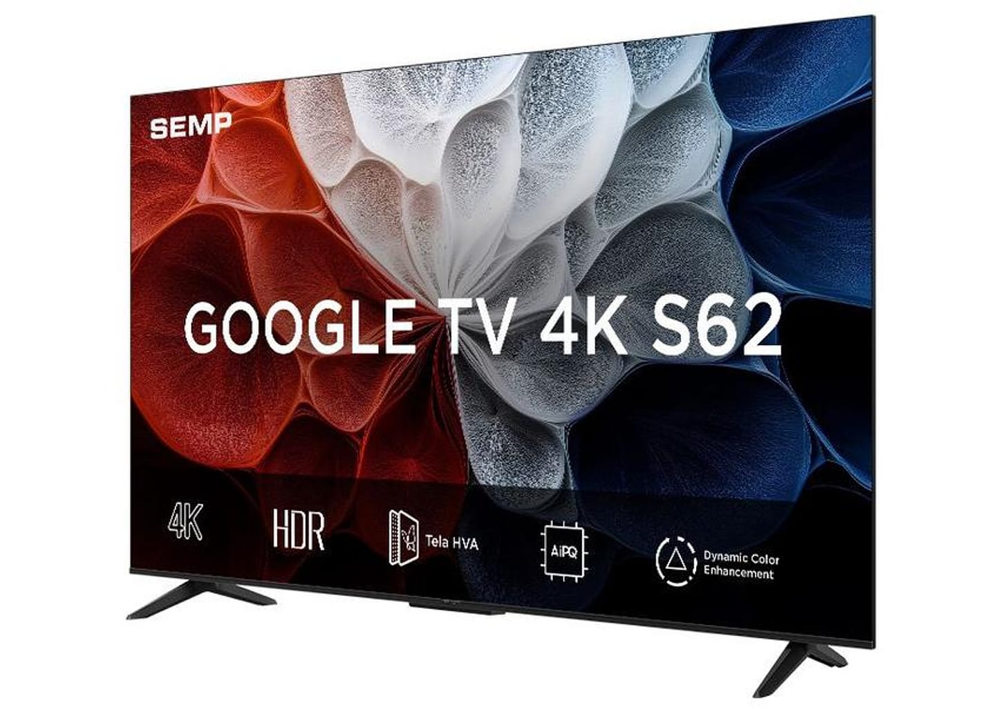 Smart TV 65" TCL 4K UHD LED HVA Google TV 65S62 2025
