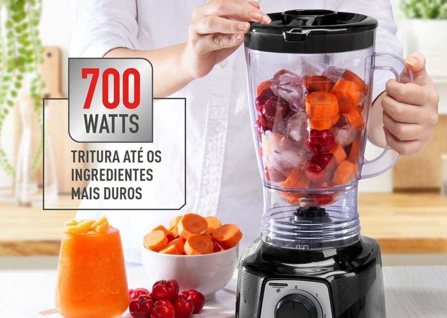 Liquidificador Arno Power Mix Essential LQ19 3 Velocidades 700W Preto 2720018420