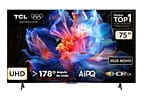 Smart TV 75" TCL 4K UHD LED HVA Google TV 75P6K 2025