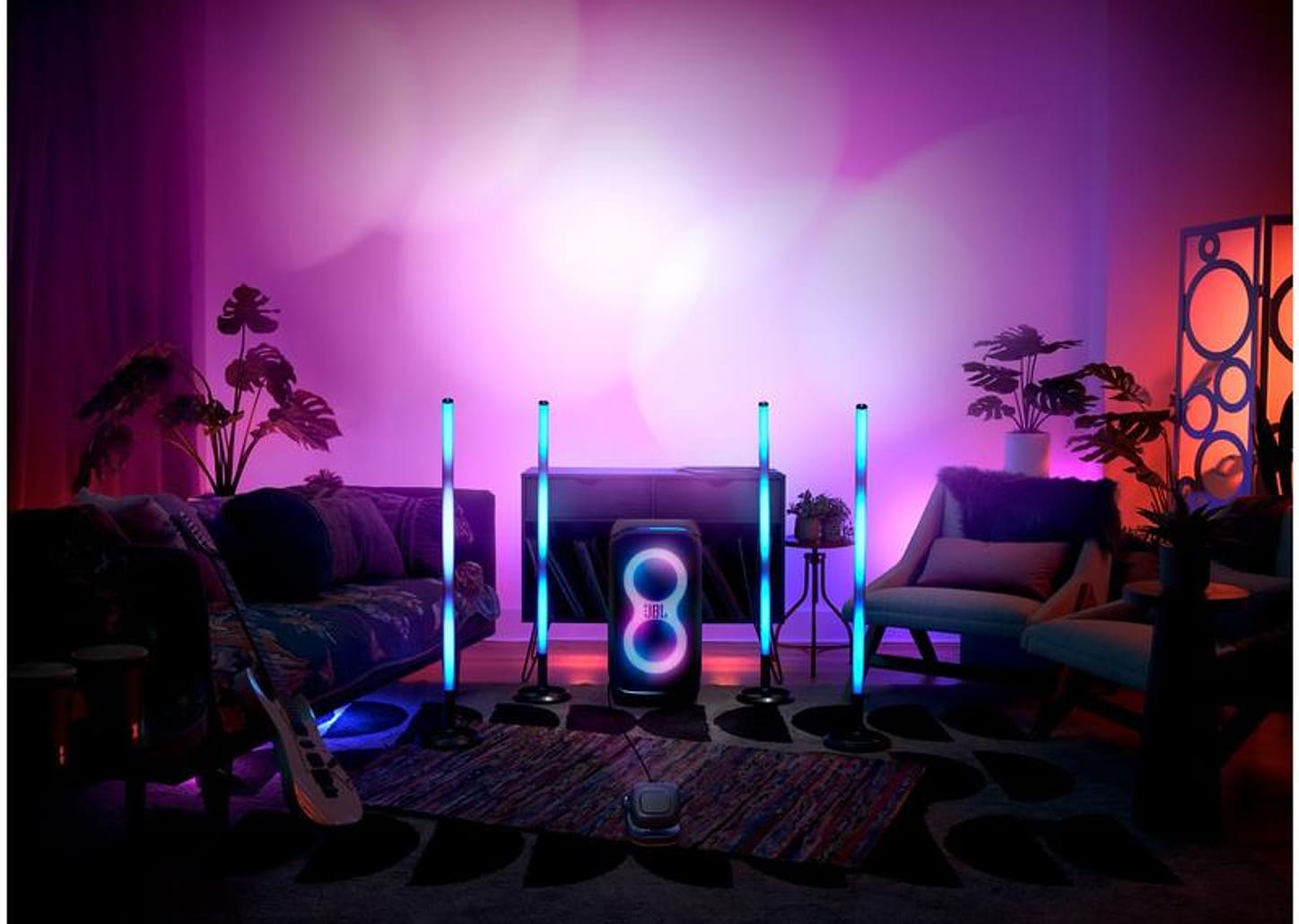 Bastão de LED JBL PartyLight Stick Bluetooth