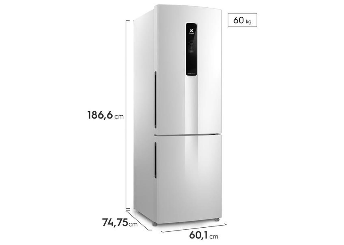 Geladeira/Refrigerador Electrolux Frost Free Inverse Branco 400L Efficient IB6 Bivolt