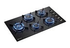 Cooktop 5 Bocas a Gás GLP Electrolux Preto Acendimento Automátic Pro Series KE5PS