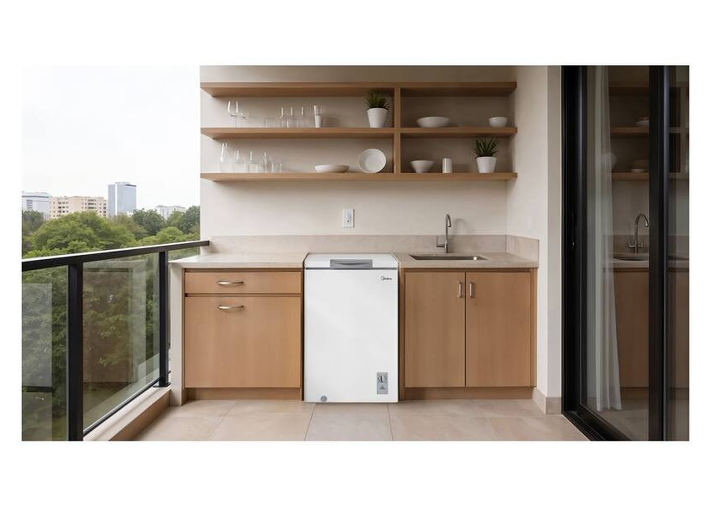 Freezer Horizontal Midea 100 Litros MDRC151FZD013