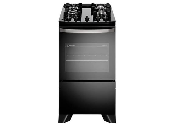 Fogão 4 Bocas Electrolux Preto