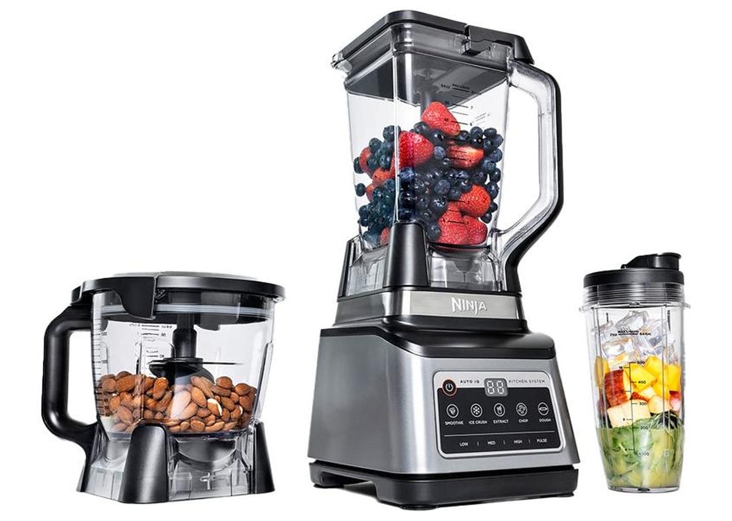 Liquidificador Ninja Kitchen System BN801BZA 3 Velocidades 1200W Preto 4133250012