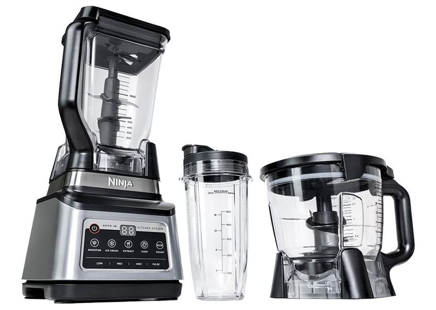 Liquidificador Ninja Kitchen System BN801BZA 3 Velocidades 1200W Preto 4133250012
