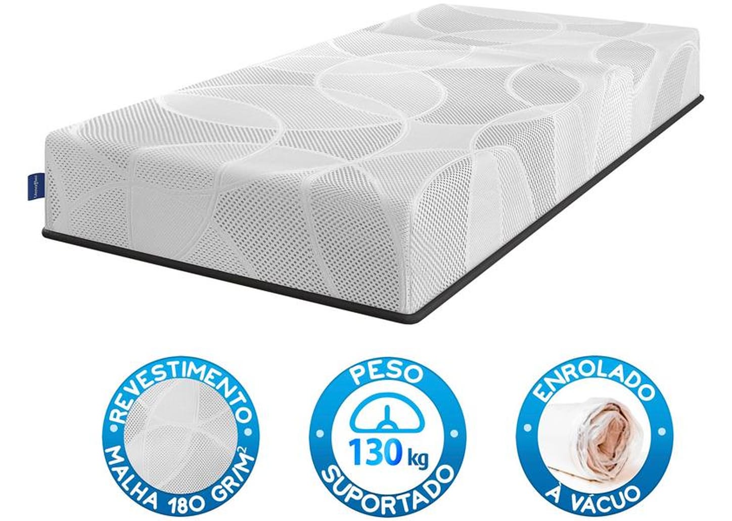 Colchão Solteiro Umaflex de Espuma D33 17x88x188cm Fit Firm