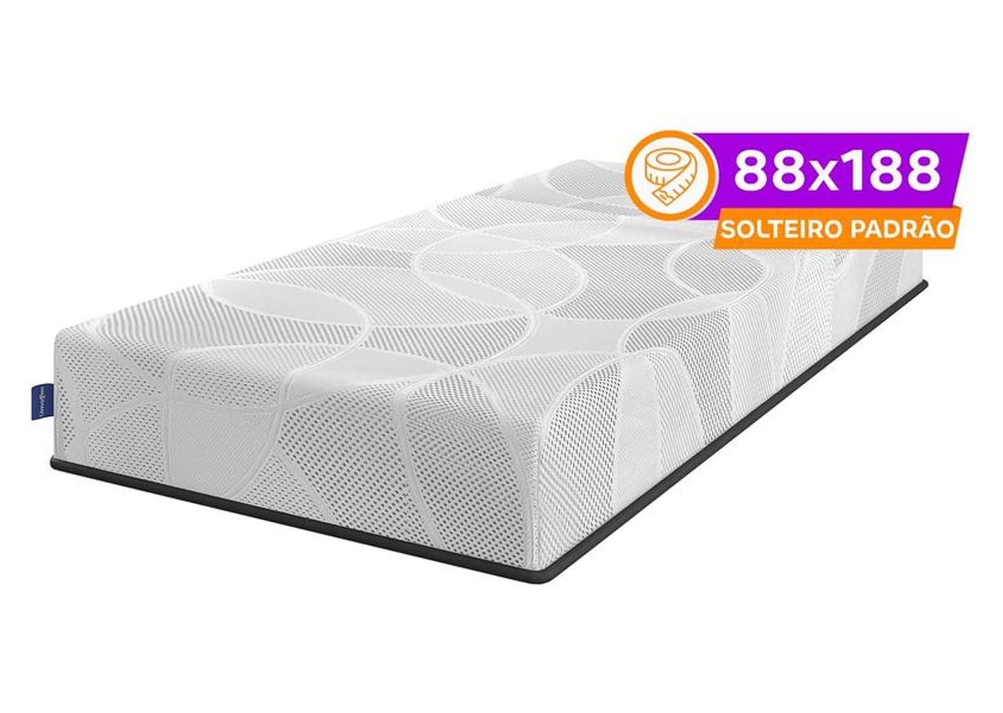 Colchão Solteiro Umaflex de Espuma D33 17x88x188cm Fit Firm