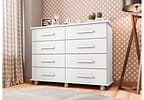 Cômoda 8 Gavetas Móveis Lanza Paris