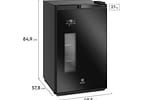 Cervejeira Electrolux Home Bar EB100 Vertical Preta 108,5L Frost Free