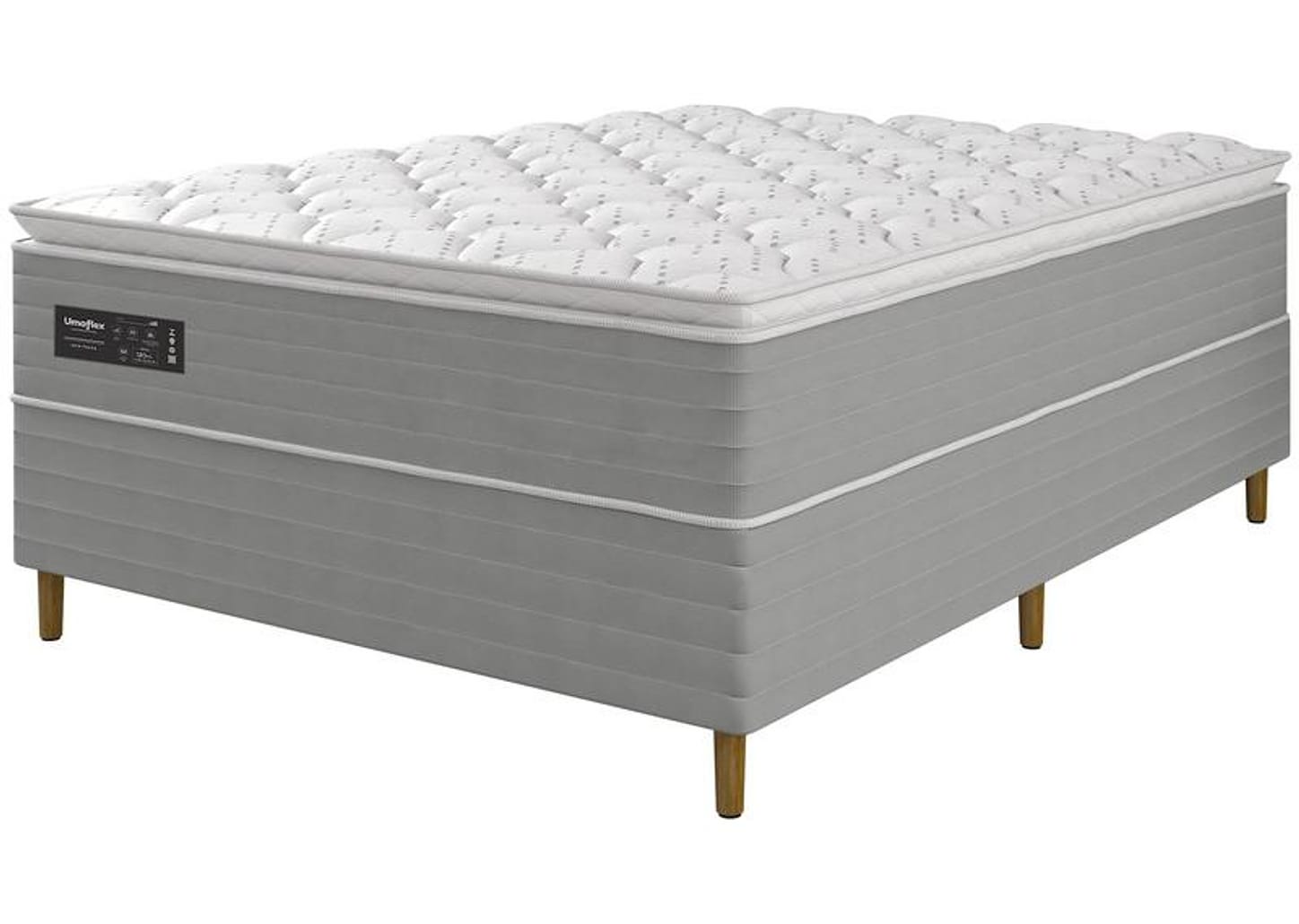 Base Cama Box Casal Umaflex 38x138x188cm New Prada