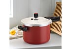 Panela De Pressão Alegrete Antiaderente 4,5L Fechamento Externo Vermelha Alegra