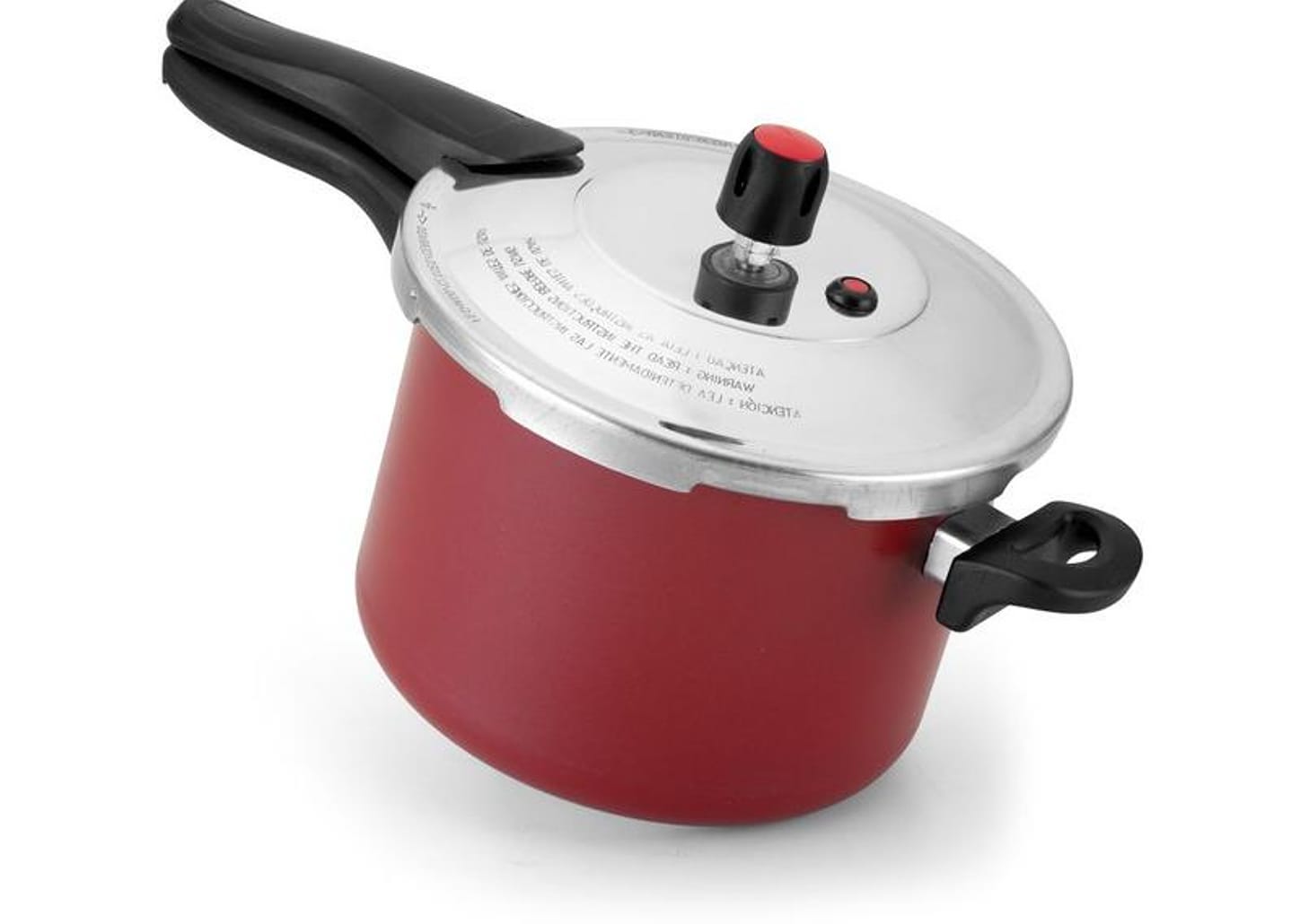 Panela De Pressão Alegrete Antiaderente 4,5L Fechamento Externo Vermelha Alegra