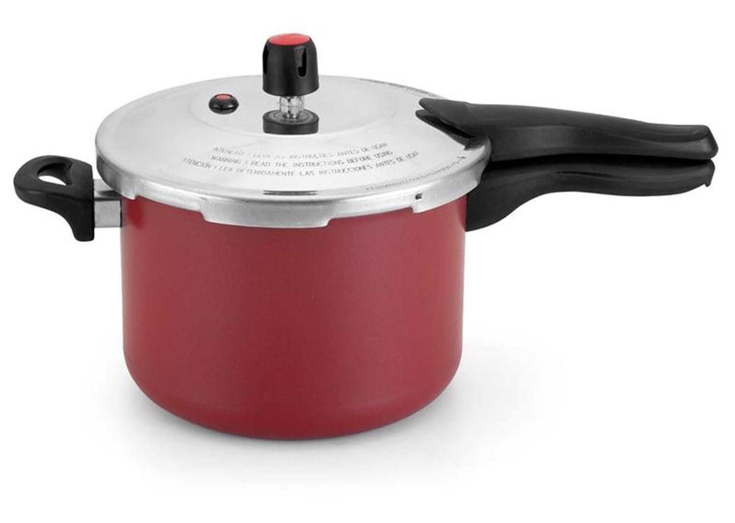 Panela De Pressão Alegrete Antiaderente 4,5L Fechamento Externo Vermelha Alegra