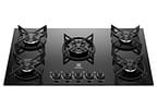 Cooktop 5 Bocas GLP Electrolux Preto Acendimento Automático Efficient KE5GT
