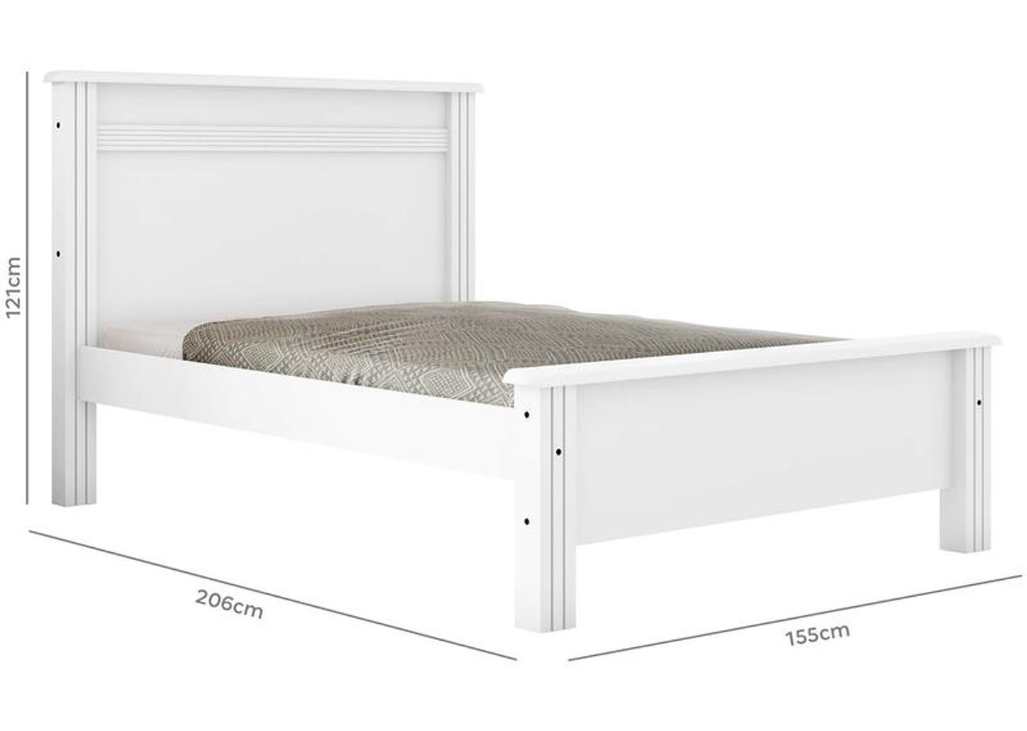 Cama Casal Móveis Lanza Montreal 138X188cm