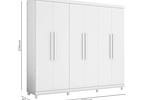 Guarda-roupa Casal 6 Portas Lanza Antares