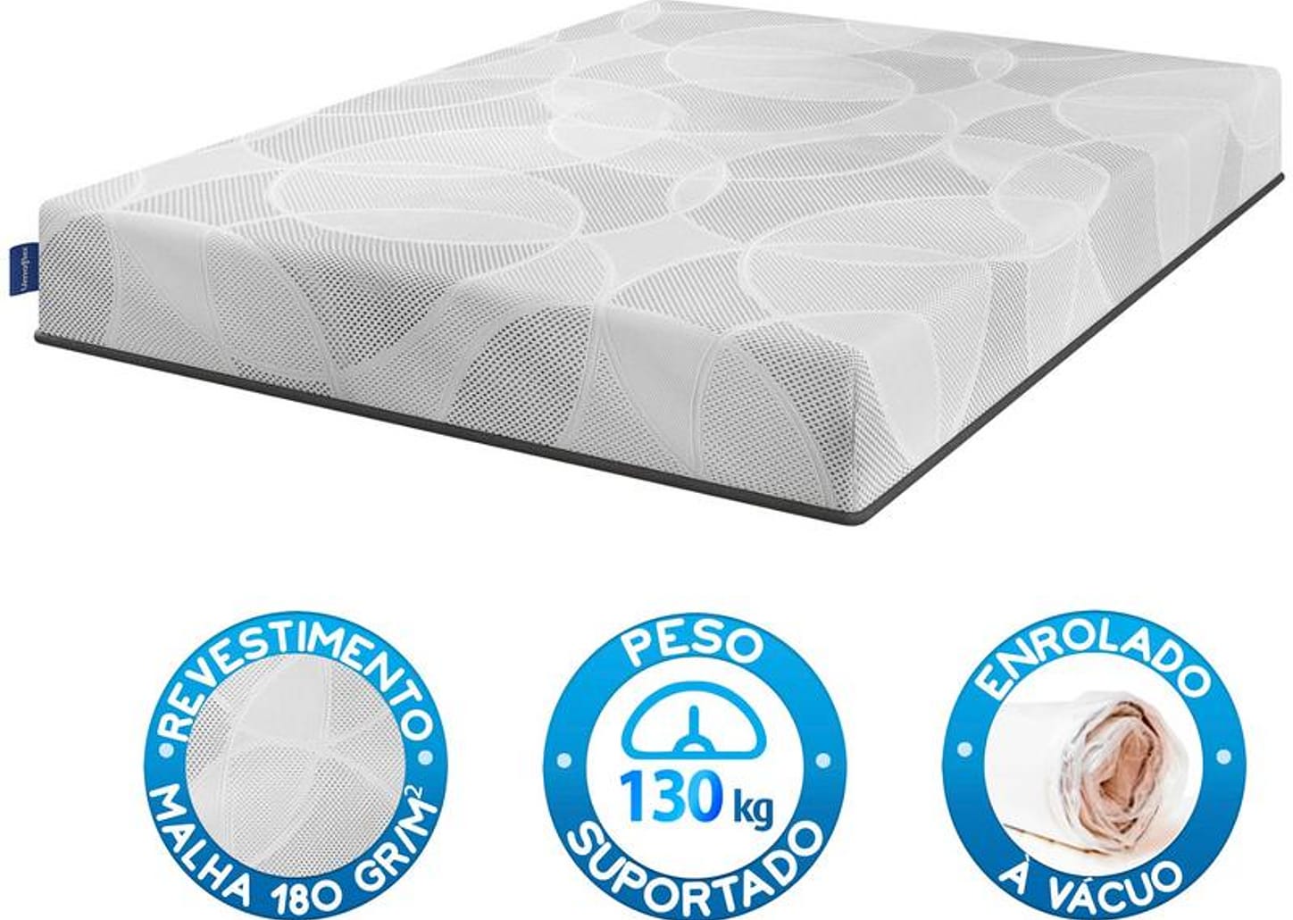 Colchão Casal Umaflex de Espuma D33 17x138x188cm Fit Firm