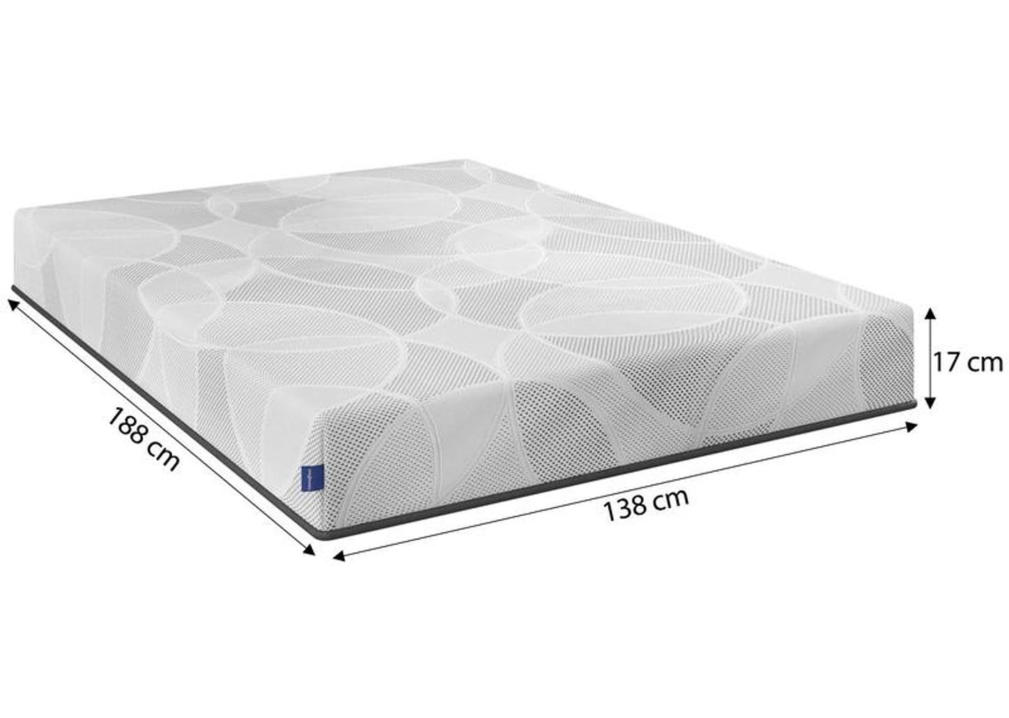 Colchão Casal Umaflex de Espuma D33 17x138x188cm Fit Firm