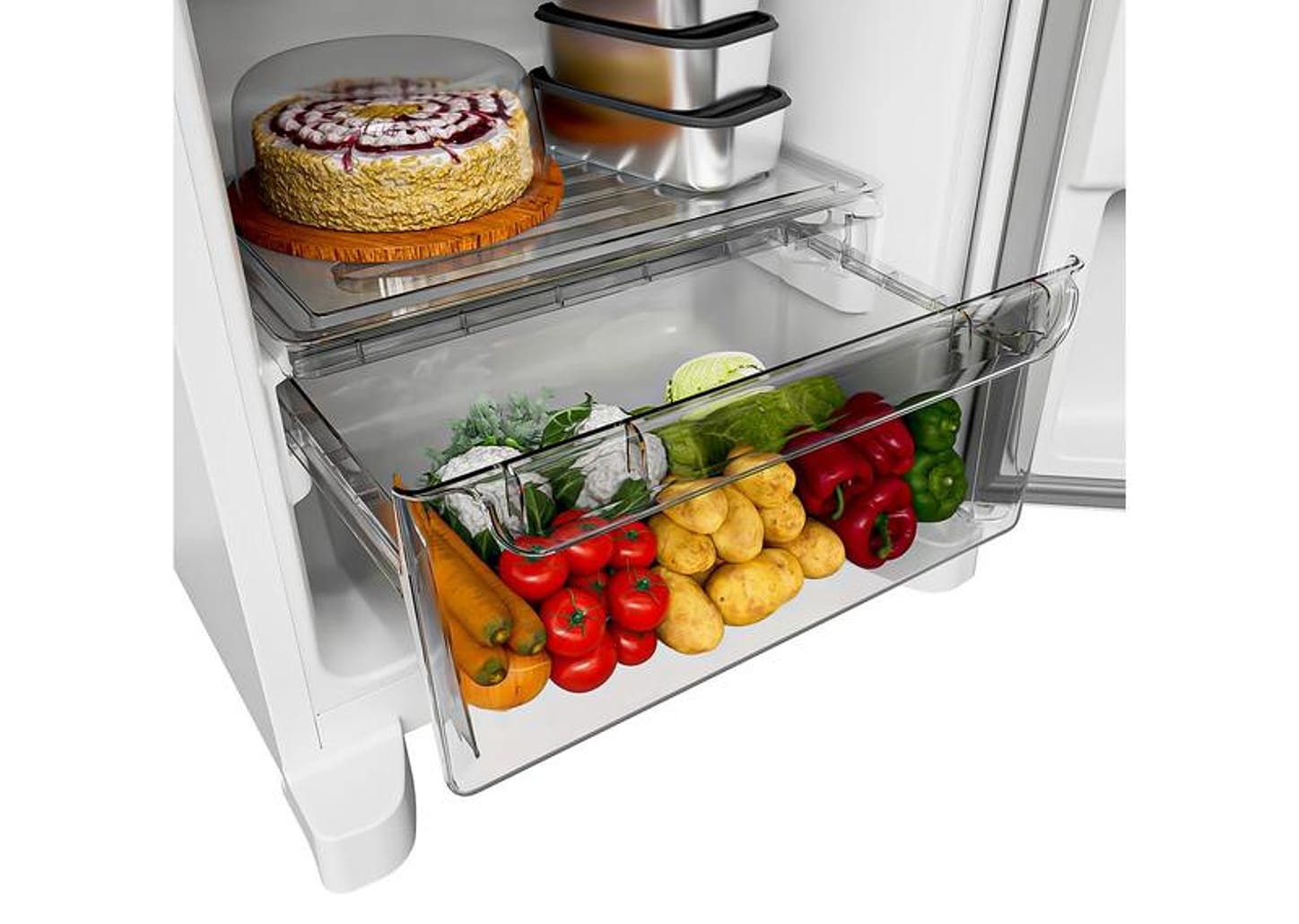 Geladeira/Refrigerador Consul Smart Frost Free Duplex Branca 377L CRM44MBBNA