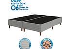 Base Cama Box Queen Bipartido 26x158x198cm New Prada